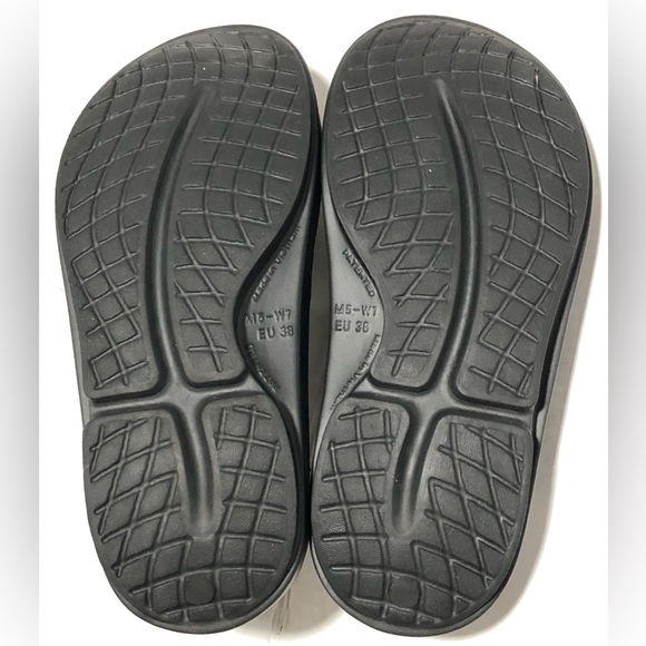 OOFOS Black Comfort Sandals - Picture 9 of 10